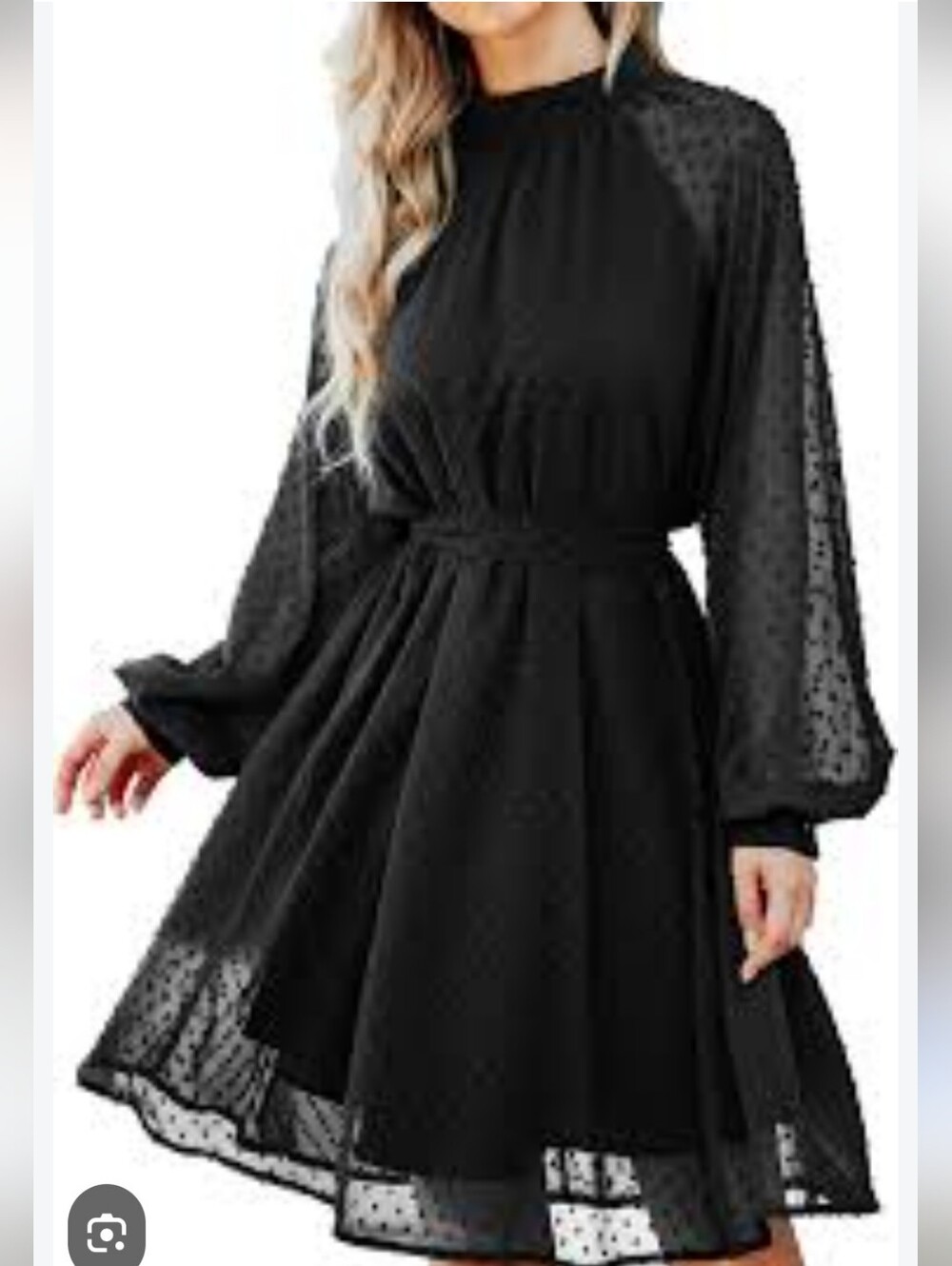 NWT Women's Lined Dress XL Long Sheeth Textured Dot